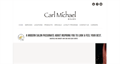 Desktop Screenshot of carlmichaelsalon.com